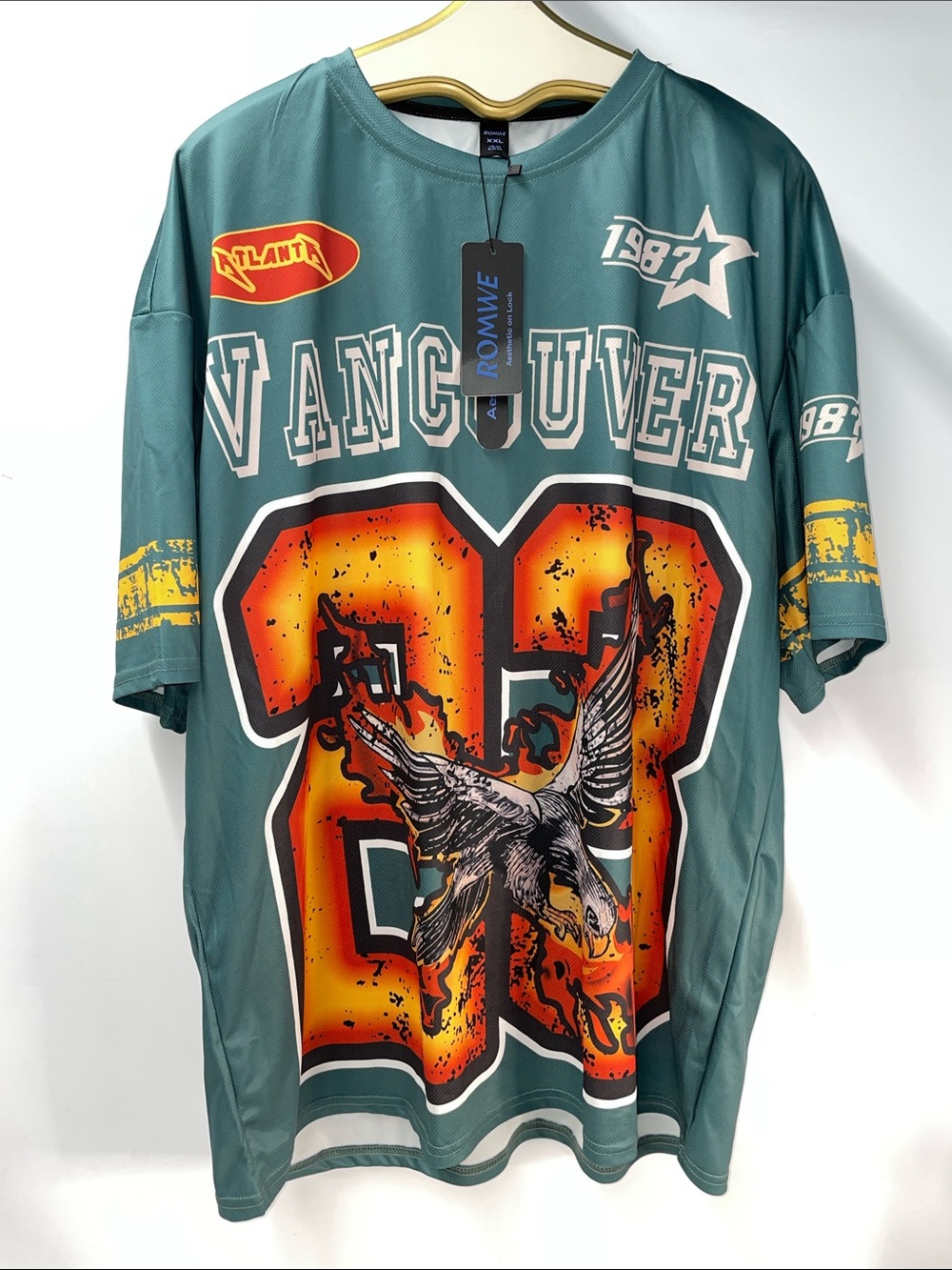 ROMWE STREET LIFE GRAPHIC PRINT SHERSEY FTL-05-124